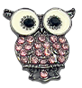 Black Silver Owl