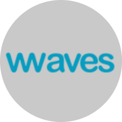 Strap CLEAR / SILVER DUST / (LOGO BLUE )